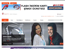 Tablet Screenshot of flashtv.com.tr